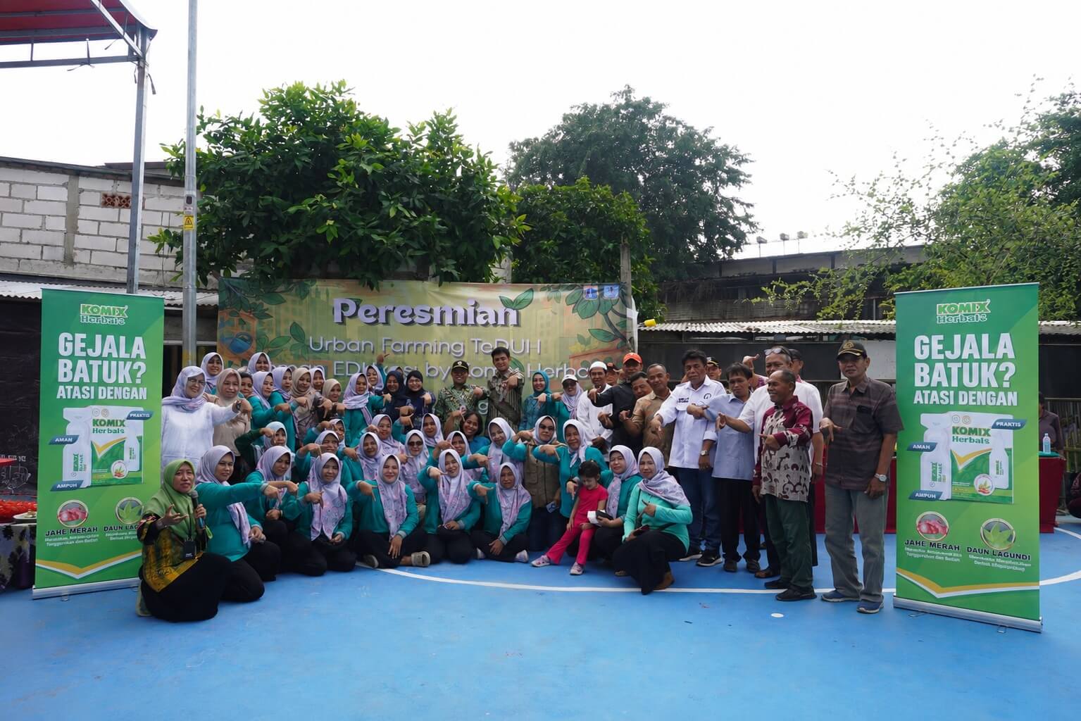 Komix Herbal Hadirkan TEDUH, Taman Edukasi untuk Warga Jatinegara
