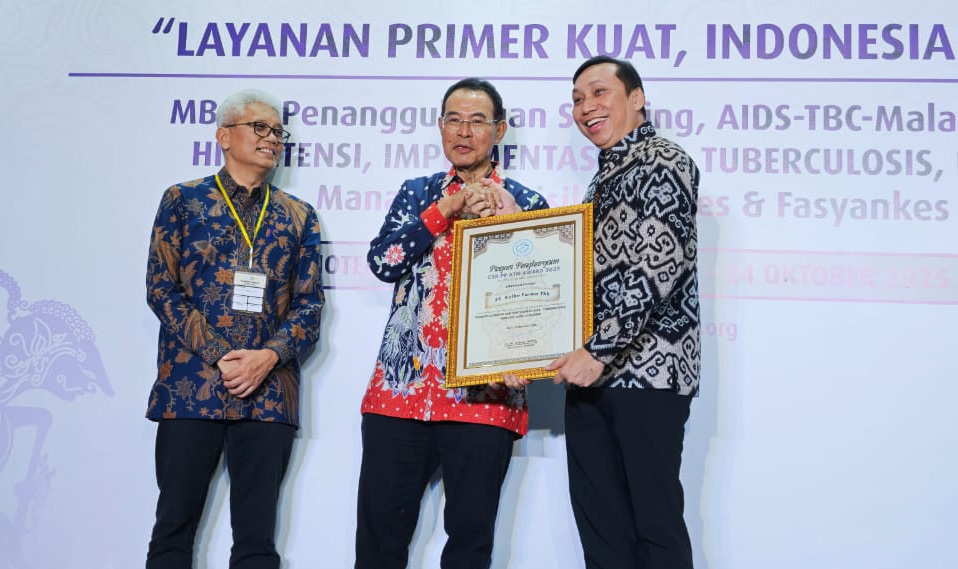 Kalbe Raih Penghargaan CSR PP ATM Award 2025 dari Adinkes