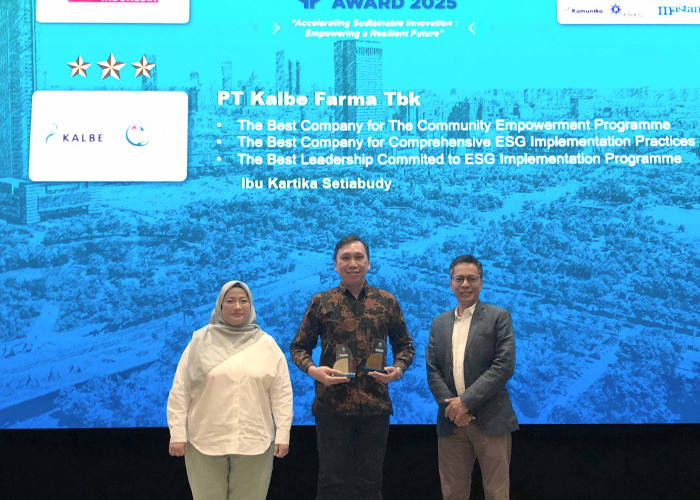 Kalbe Raih Tiga Penghargaan dalam Indonesia Sustainability Award 2025
