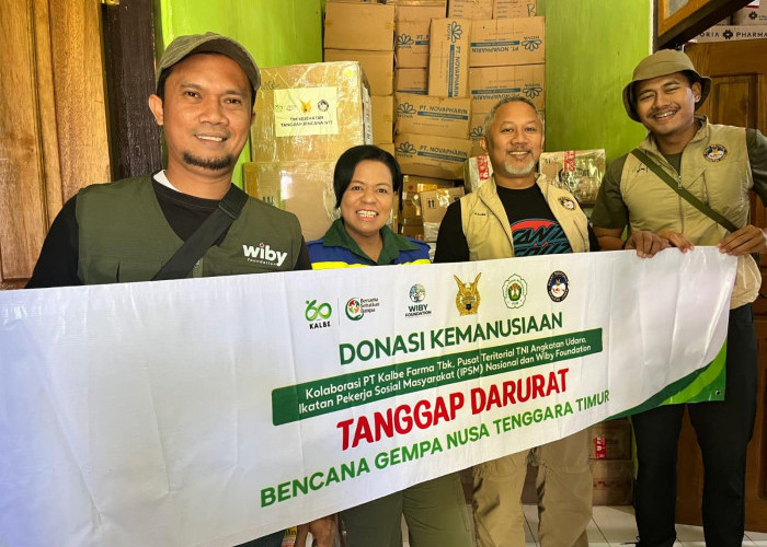 Kalbe Salurkan 1,45 Ton Bantuan Kesehatan untuk Korban Gempa Flores di Ngada dan Nagekeo